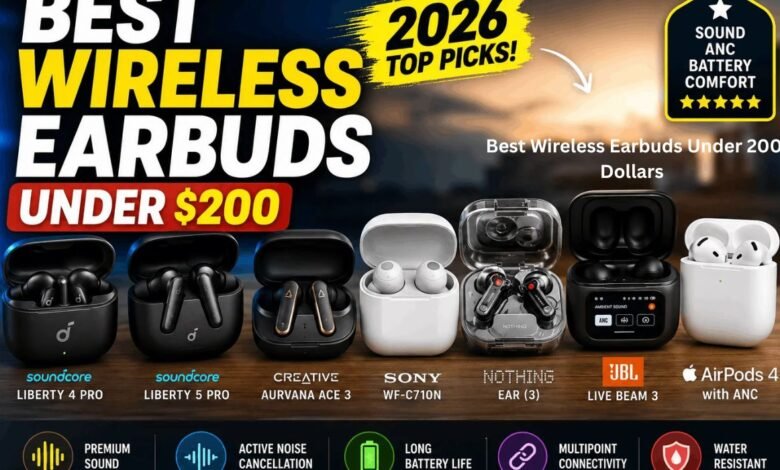 Best Wireless Earbuds Under 200 Dollars